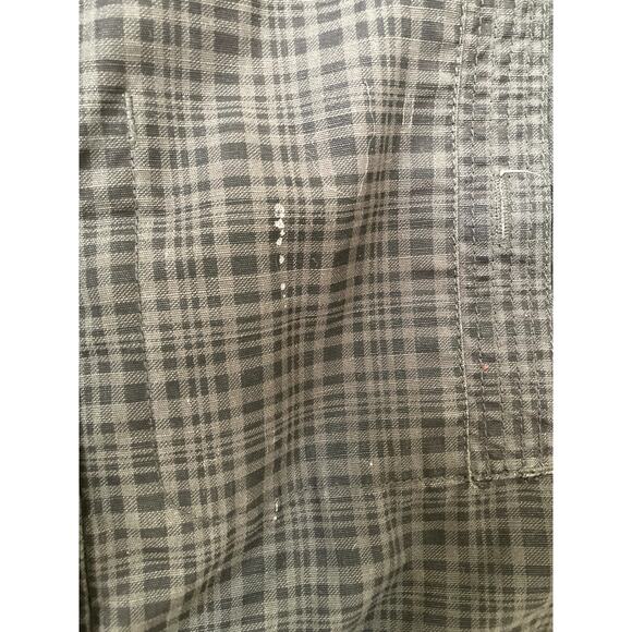 VTG Y2K DC Shoe Company Parka Coat Winter Plaid Hooded Large Grunge - Picture 9 of 13